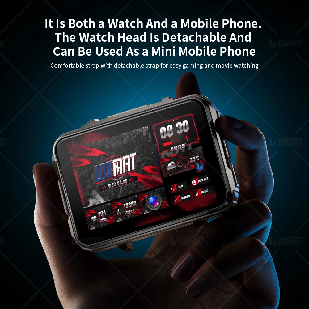 LOKMAT APPLLP 5 MAX Android Watch Phone 4G Calls Smartwatch