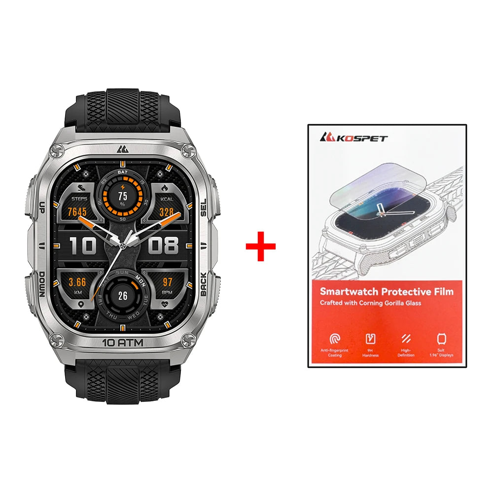 KOSPET Tank M4 Smartwatch GPS 10ATM Waterproof Android iOS