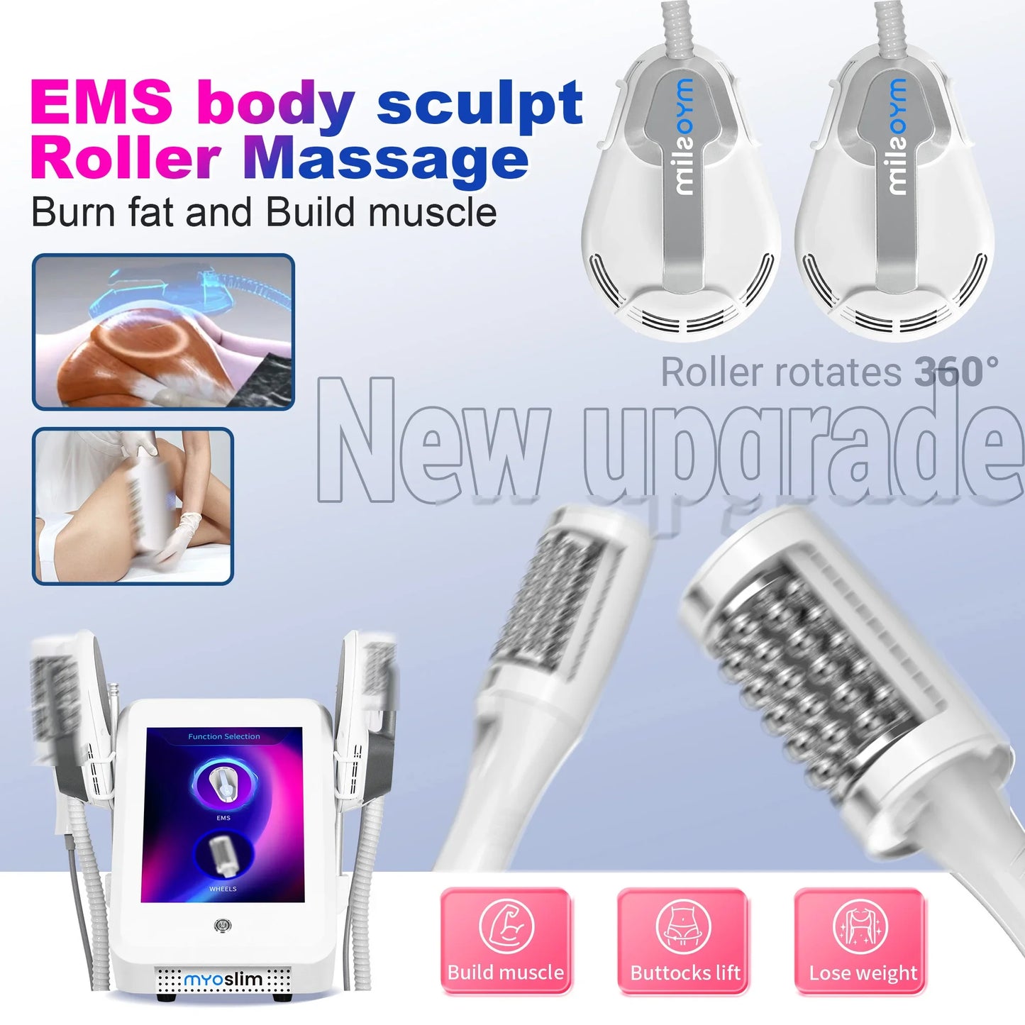 Myoslim 2-In-1 Fat Reduction Massager For Body Contouring