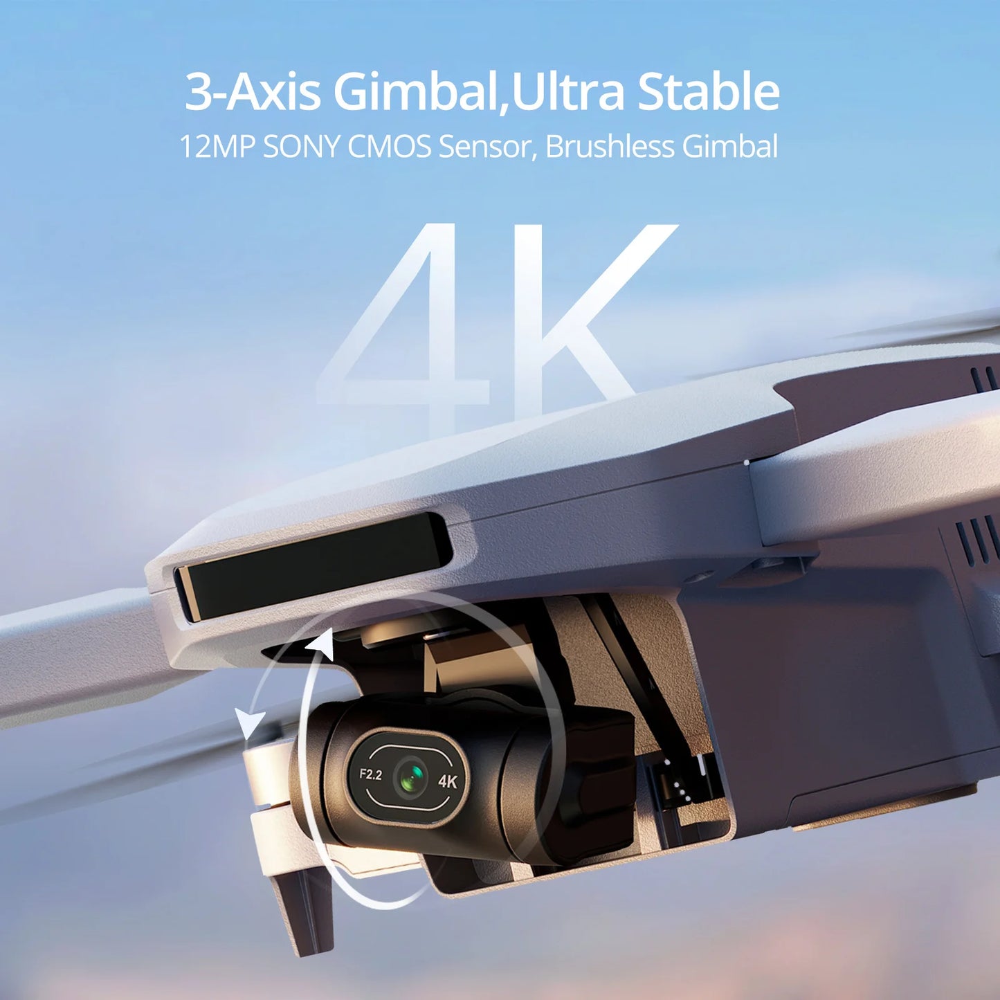 Potensic C0 4K GPS Drone Three Axis Gimbal