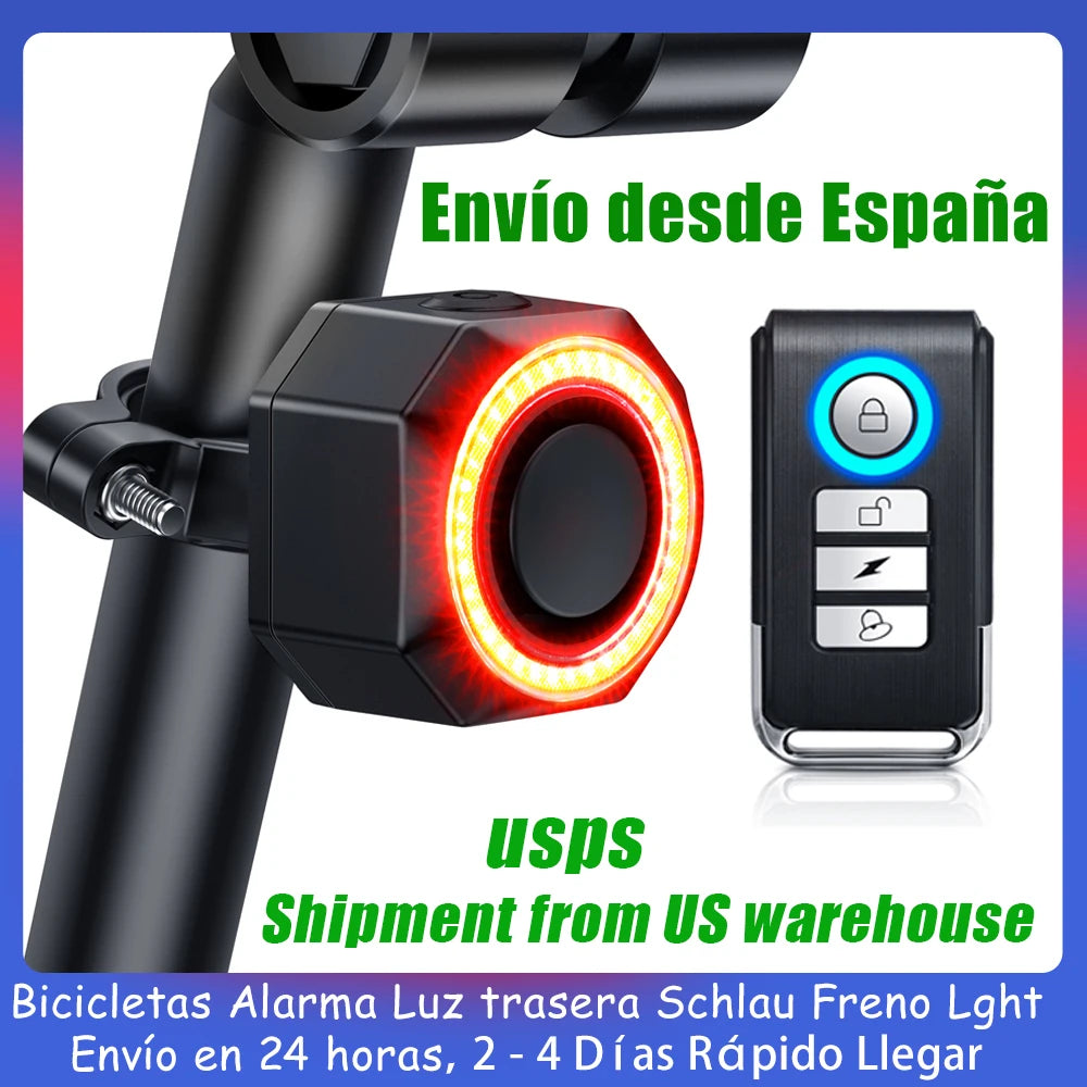 Elecpow Bicycle Burglar Alarm Taillight USB Charging