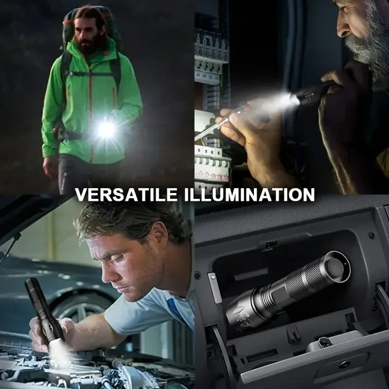 T6 Portable LED Flashlight 18650 Rechargeable 5 Modes Zoom Waterproof