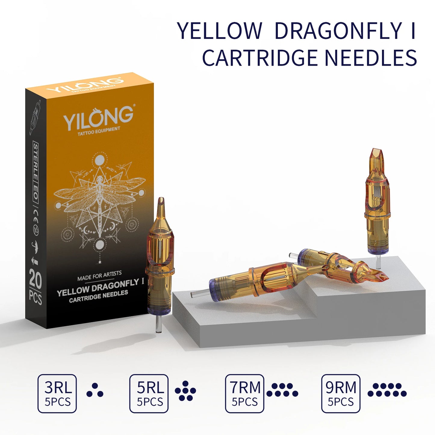 YILONG Wireless Rotary Tattoo Pen Kit With Power Supply