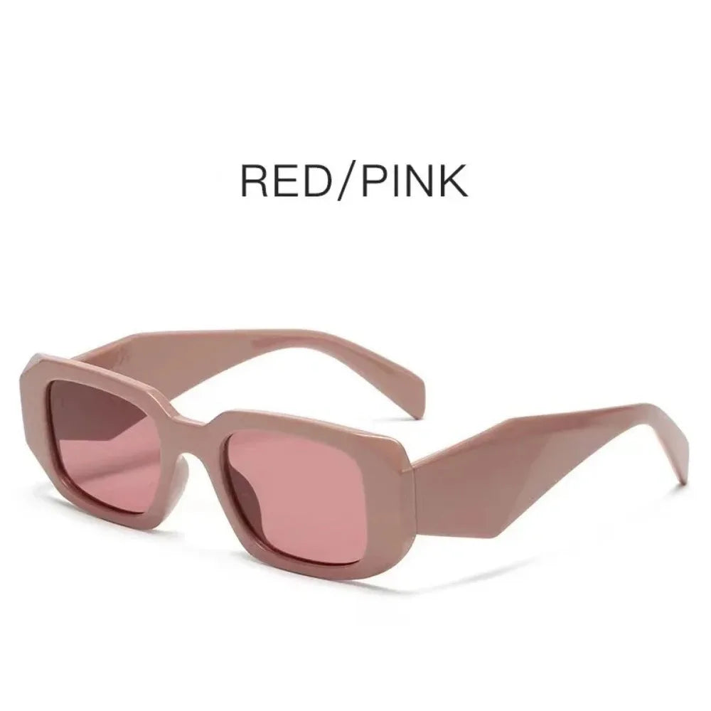 Unisex Fashion Sunglasses With Square Frames And Anti Reflective Lenses