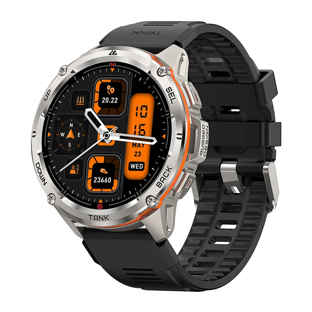 KOSPET Tank T3 Ultra GPS Smartwatch For Men Barometer Altimeter
