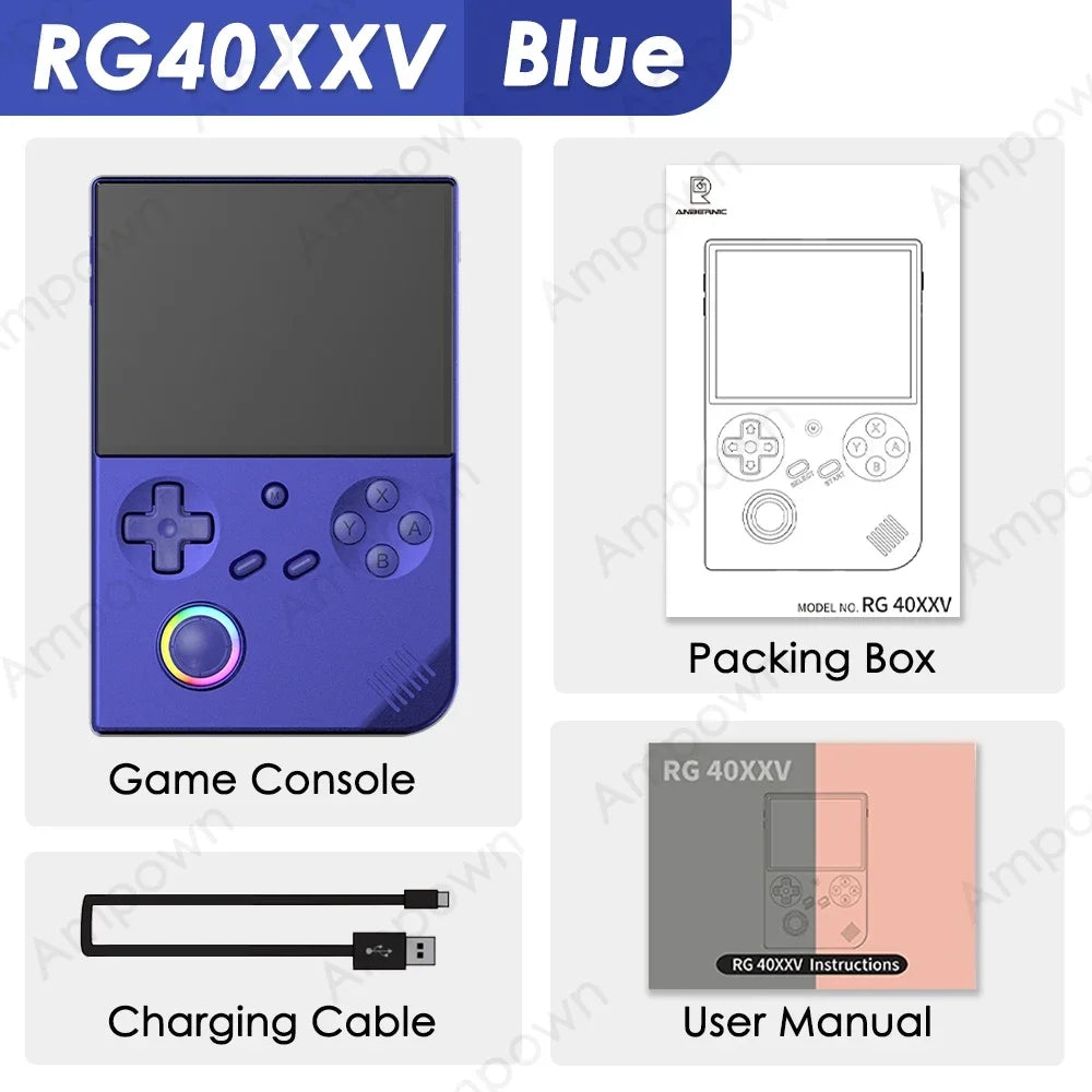 Anbernic RG40XXV Handheld Console With RGB Lighting And Video Output
