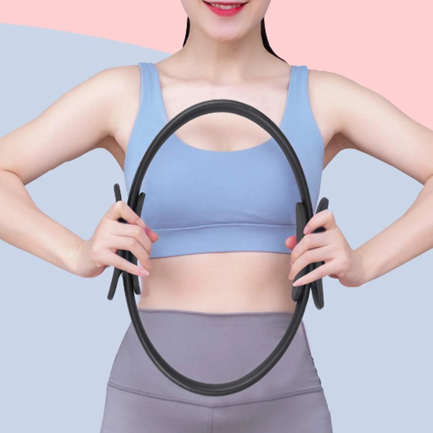 Yoga and Fitness Exercise Ring for Strength and Flexibility