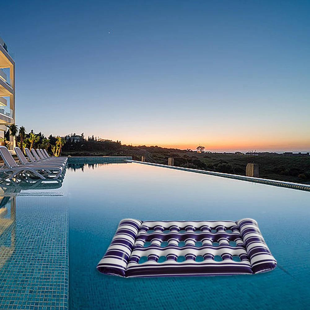 Hign-concerned Inflatable Floating Bed For Pool And Beach