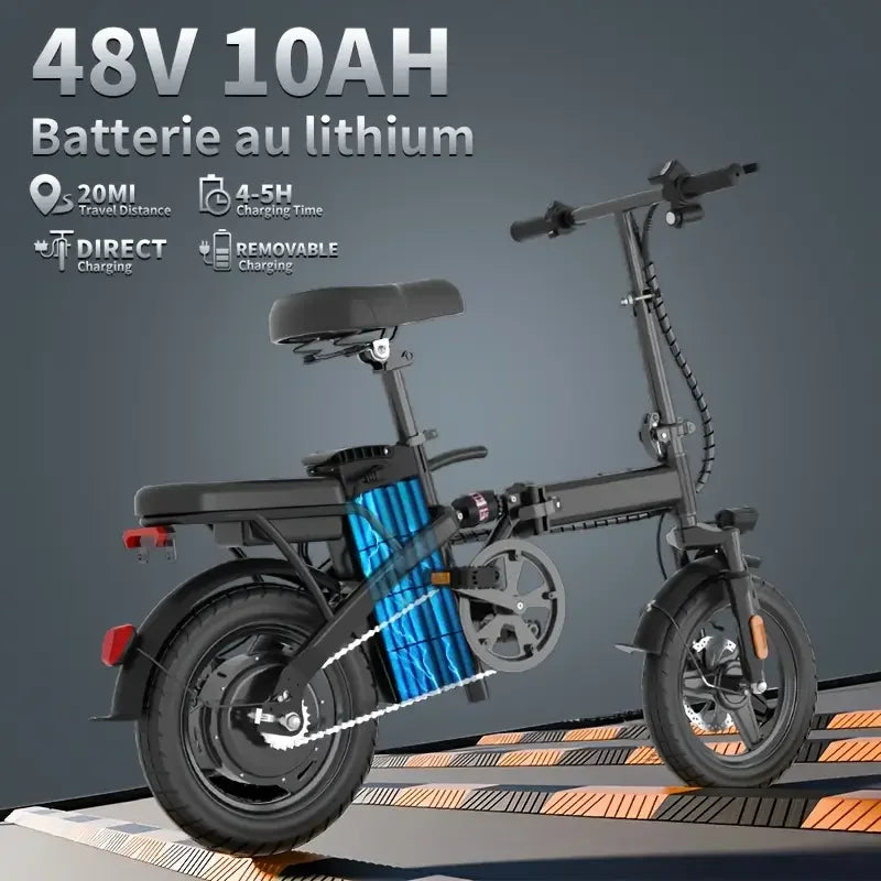 Origin Adults Folding Electric Bicycle 500W Ebike 19.9 MPH