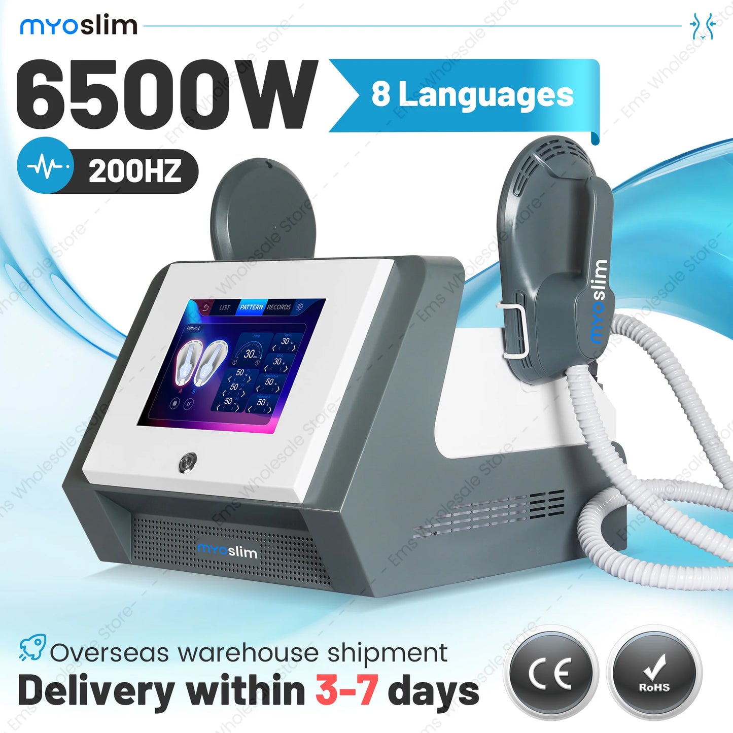 Myoslim EMS RF Body Slimming Device For Noninvasive Muscle Toning