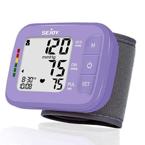 SEJOY Digital Wrist Blood Pressure Monitor Heart Rate