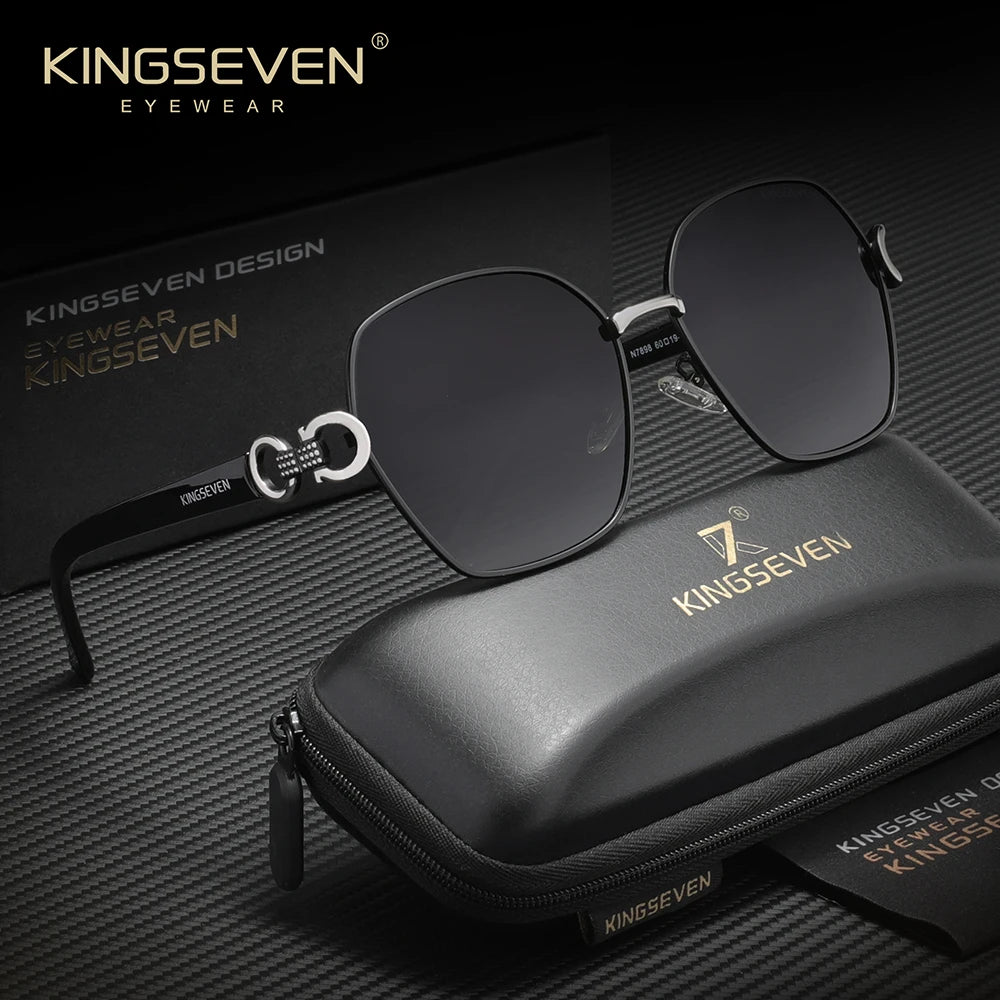 KINGSEVEN Women's Sunglasses Polarized Lightweight Comfort Frame