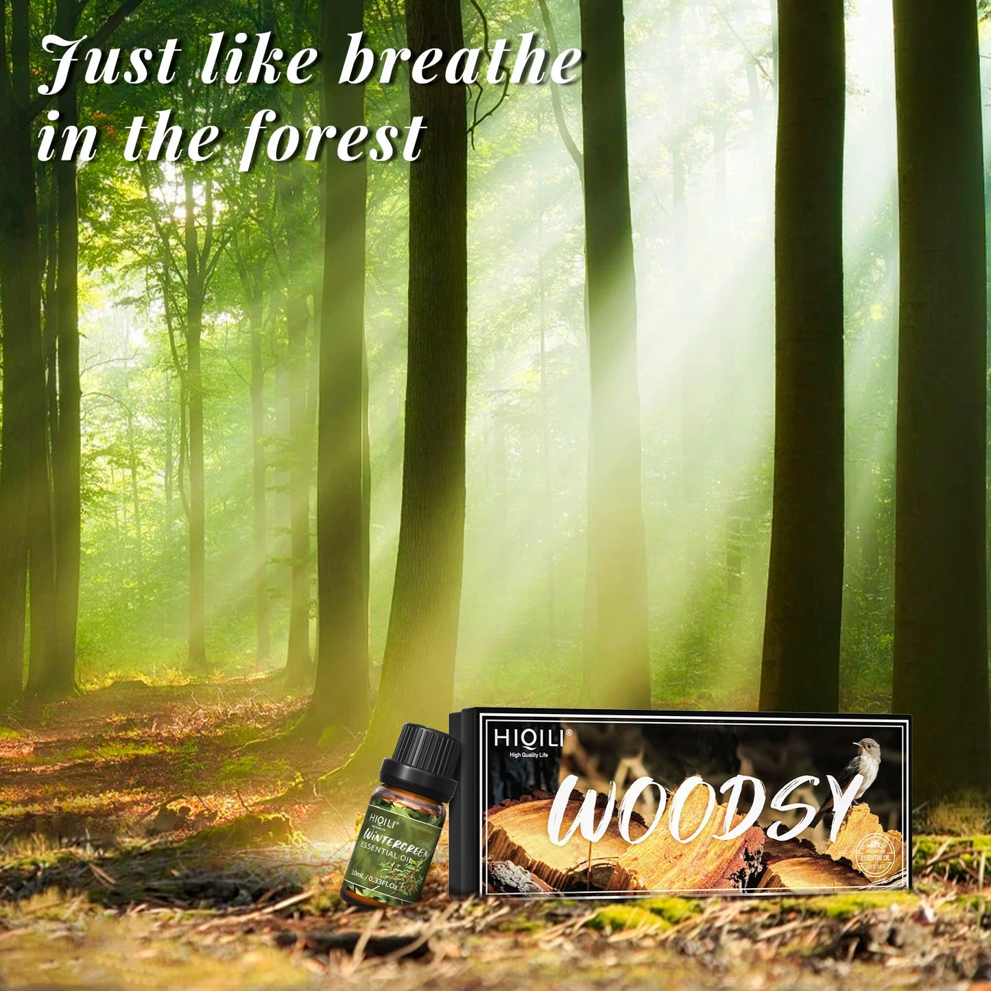 HIQILI Fragrance Oil Set 6 Piece Perfume Oils For Diffuser