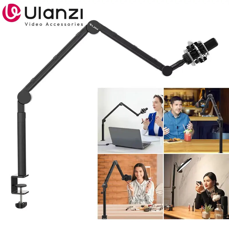 Ulanzi LS24 Microphone Boom Arm Stand For DSLR And Smartphone