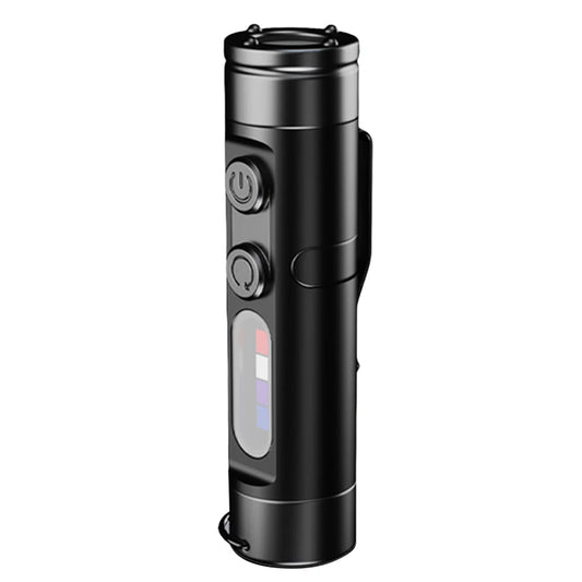 Rechargeable LED Tactical Torch With Hat Clip For Camping Emergencies