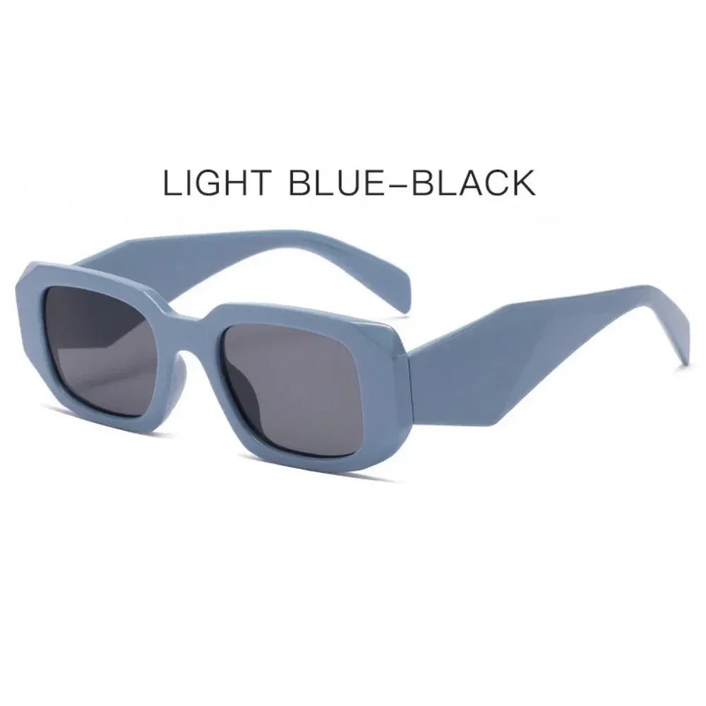 Unisex Fashion Sunglasses With Square Frames And Anti Reflective Lenses