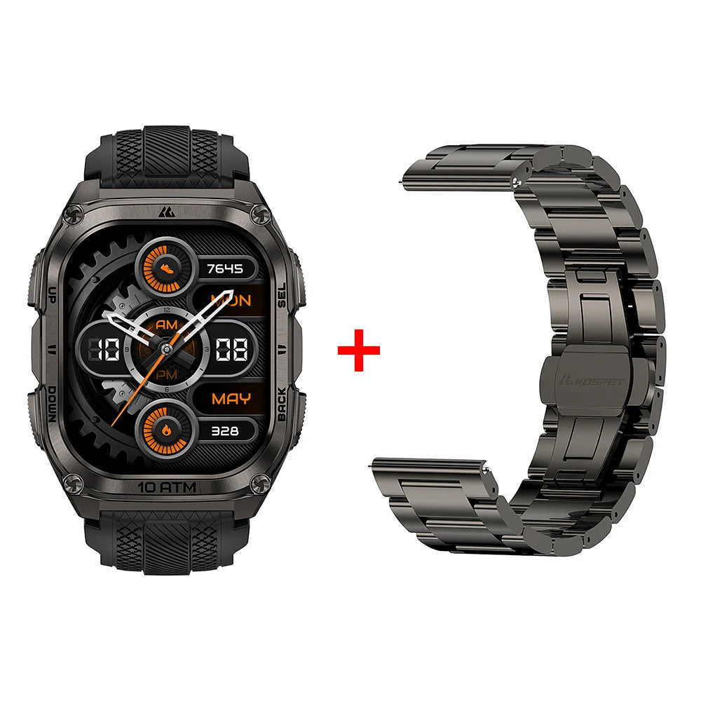 KOSPET Tank M4 Smartwatch GPS 10ATM Waterproof Android iOS