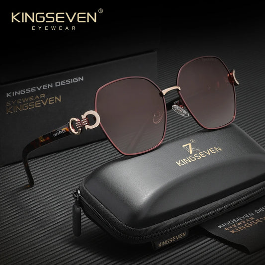 KINGSEVEN Women's Sunglasses Polarized Lightweight Comfort Frame