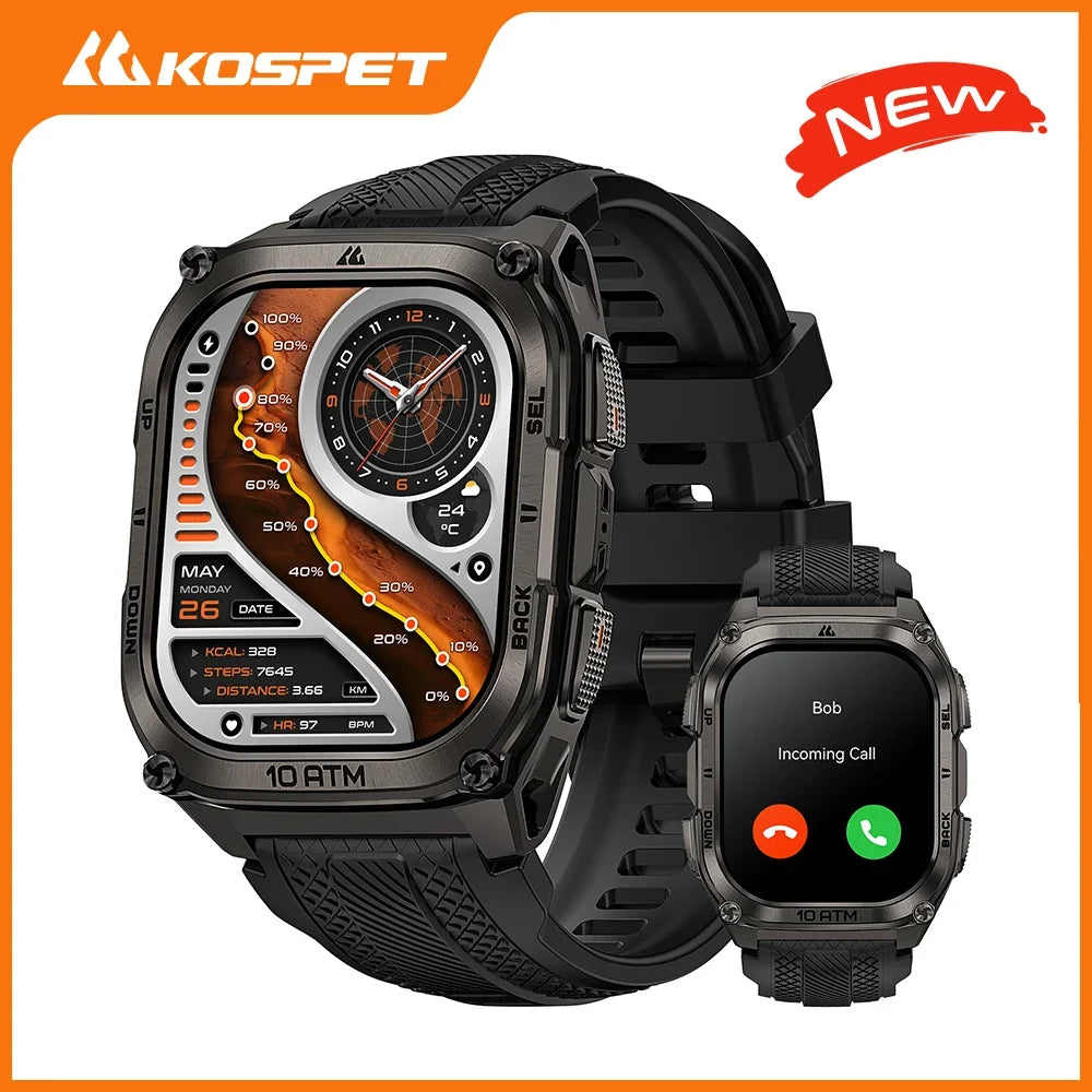 KOSPET Tank M4 Smartwatch GPS 10ATM Waterproof Android iOS