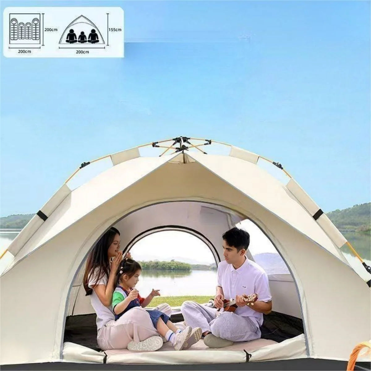 Pakicetus Automatic Quick Opening Tent for Outdoor Camping