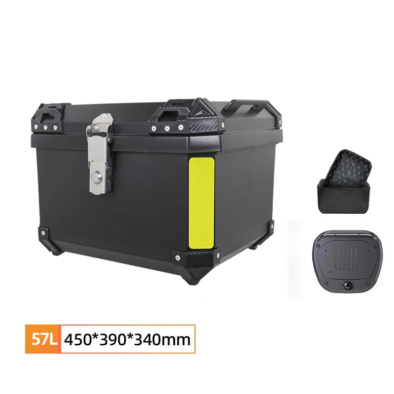 Universal Motorcycle Top Case Waterproof Trunk With Anti Theft Lock