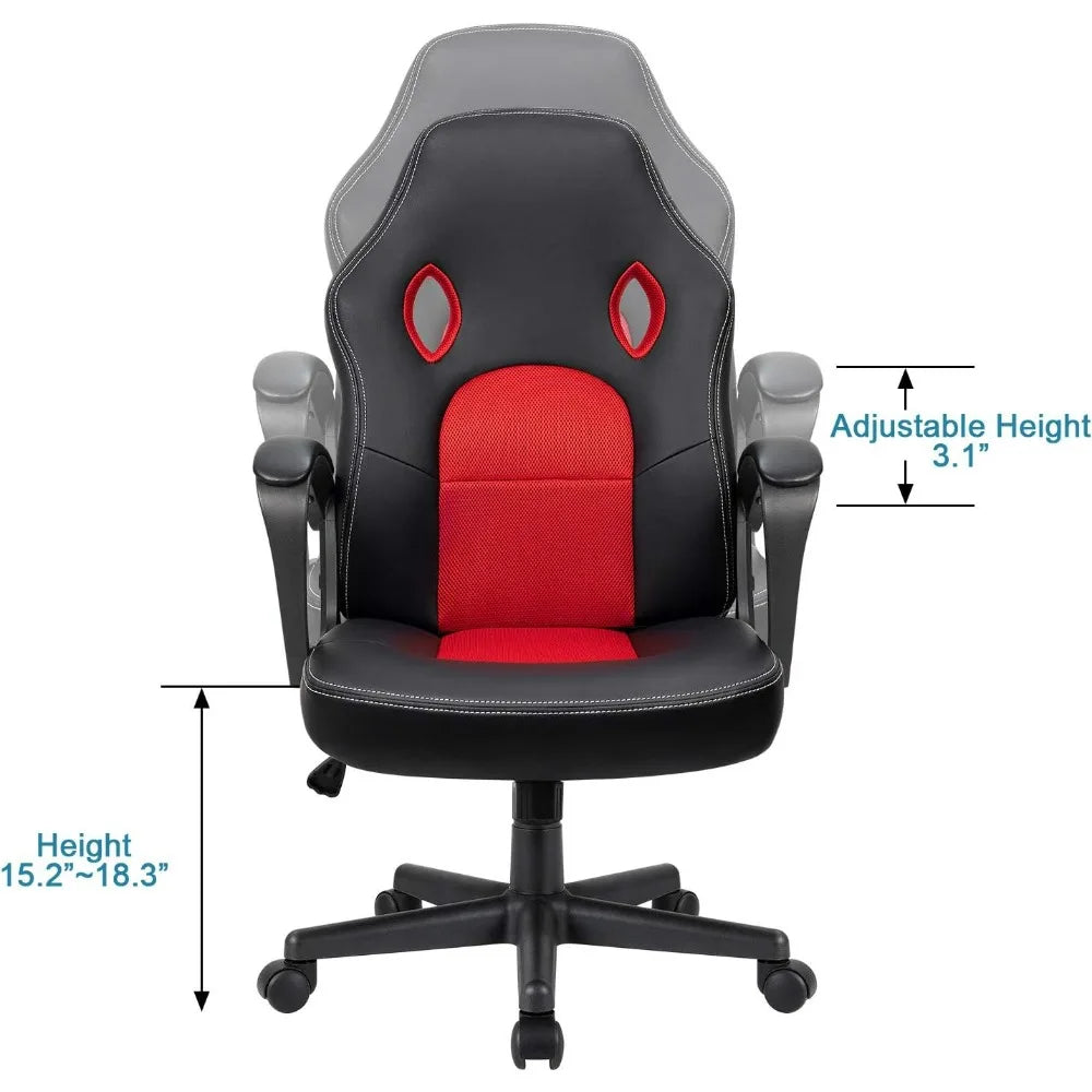 Furmax Gaming Chair Adjustable Swivel Desk Chair With Lumbar Support