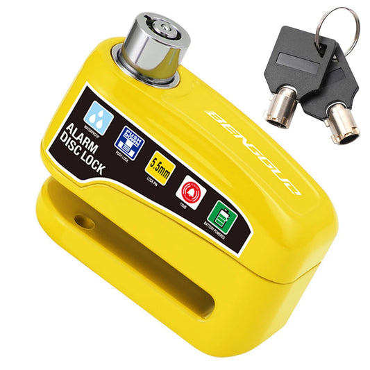 Shunmaii Bicycle Alarm Disc Brake Lock With Keys For Motorcycles
