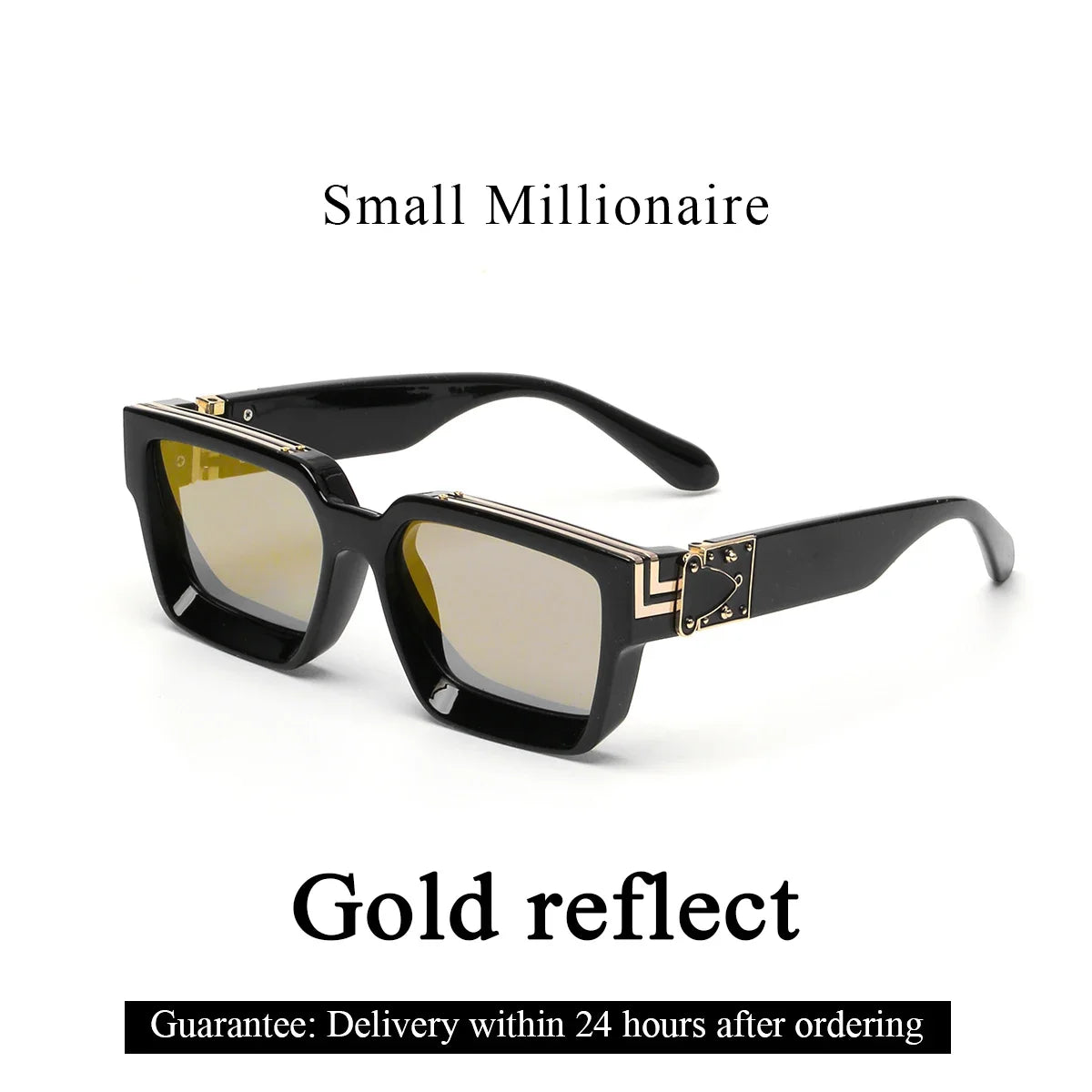 Ruiao Luxury Retro Sunglasses Square Frames