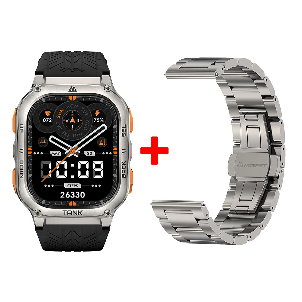 KOSPET Tank M3 Ultra GPS Smartwatch 5ATM IP69K Waterproof