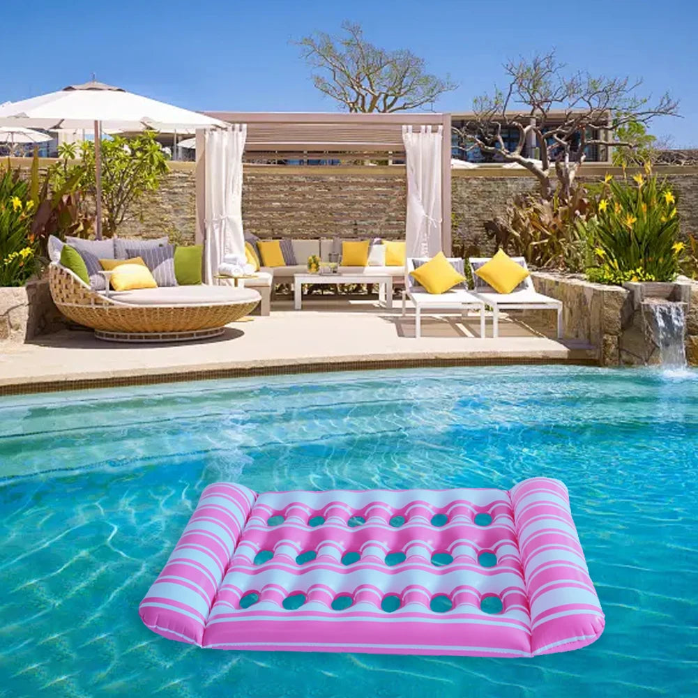 Hign-concerned Inflatable Floating Bed For Pool And Beach