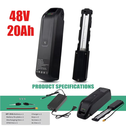 Aleaivy 36V/48V 10 to 20Ah Liion E Bike Battery Pro