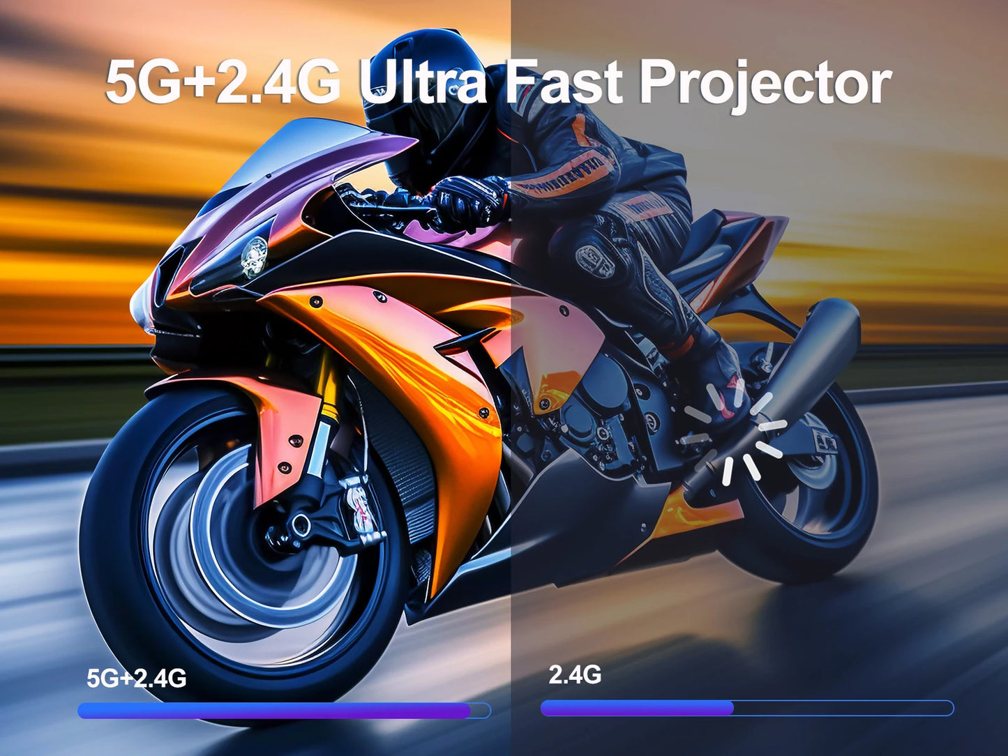 Magcubic HY300 Pro Projector For Home Theater Wireless Mirroring