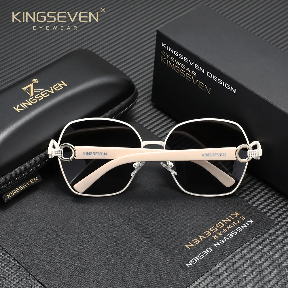 KINGSEVEN Women's Sunglasses Polarized Lightweight Comfort Frame