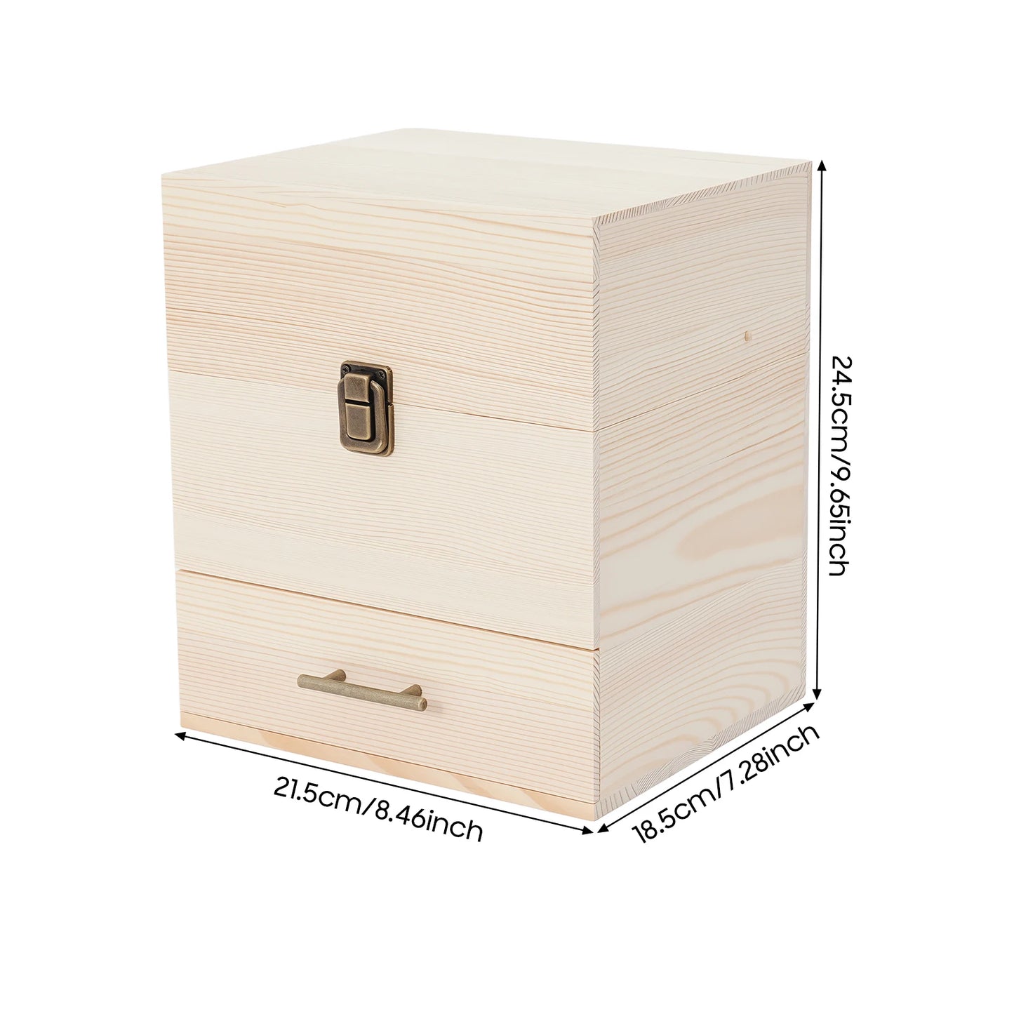 Sichuan 3-Tier Essential Oil Storage Box Organizer For Bottles