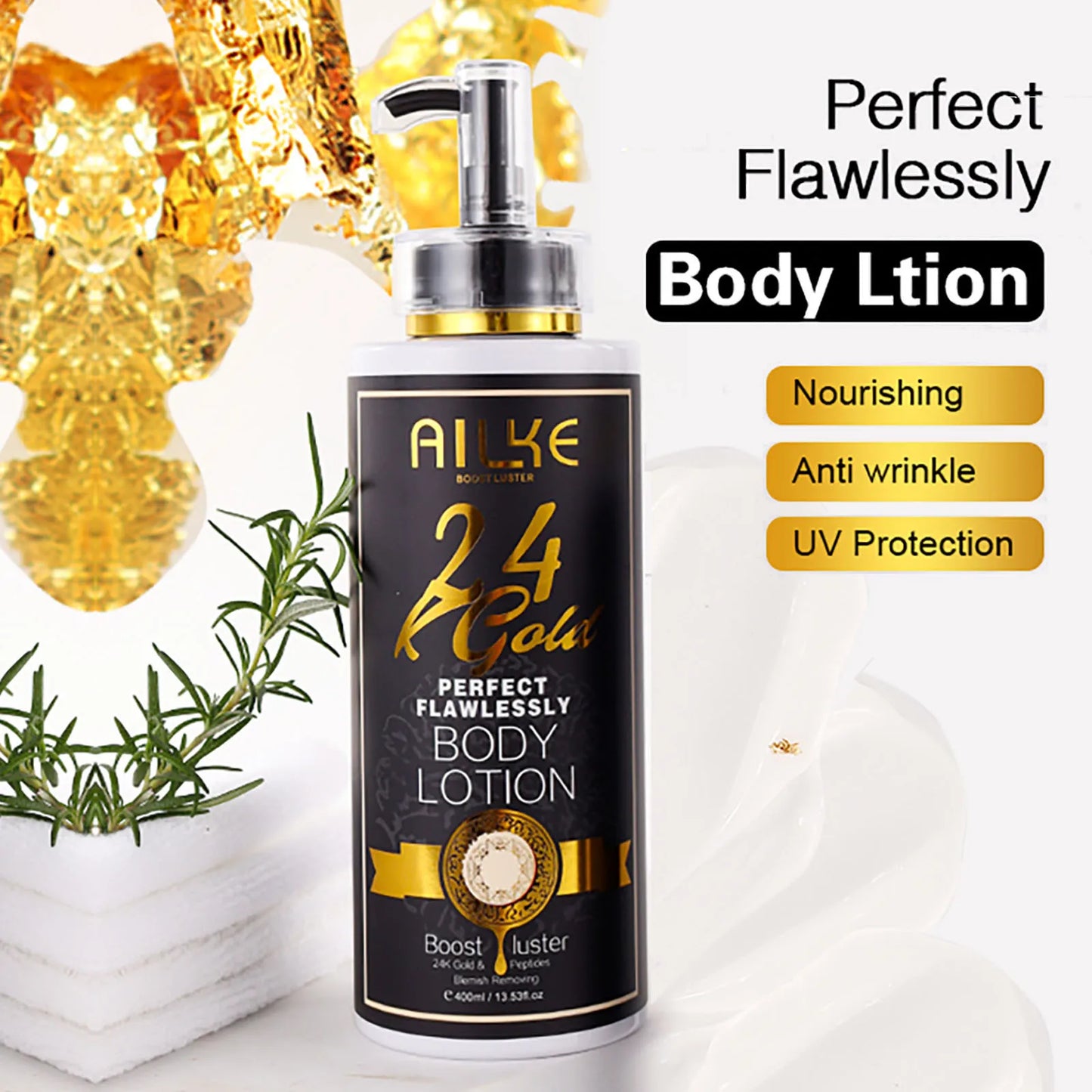 AILKE Body Oil for All Skin Types Moisturizes and Brightens