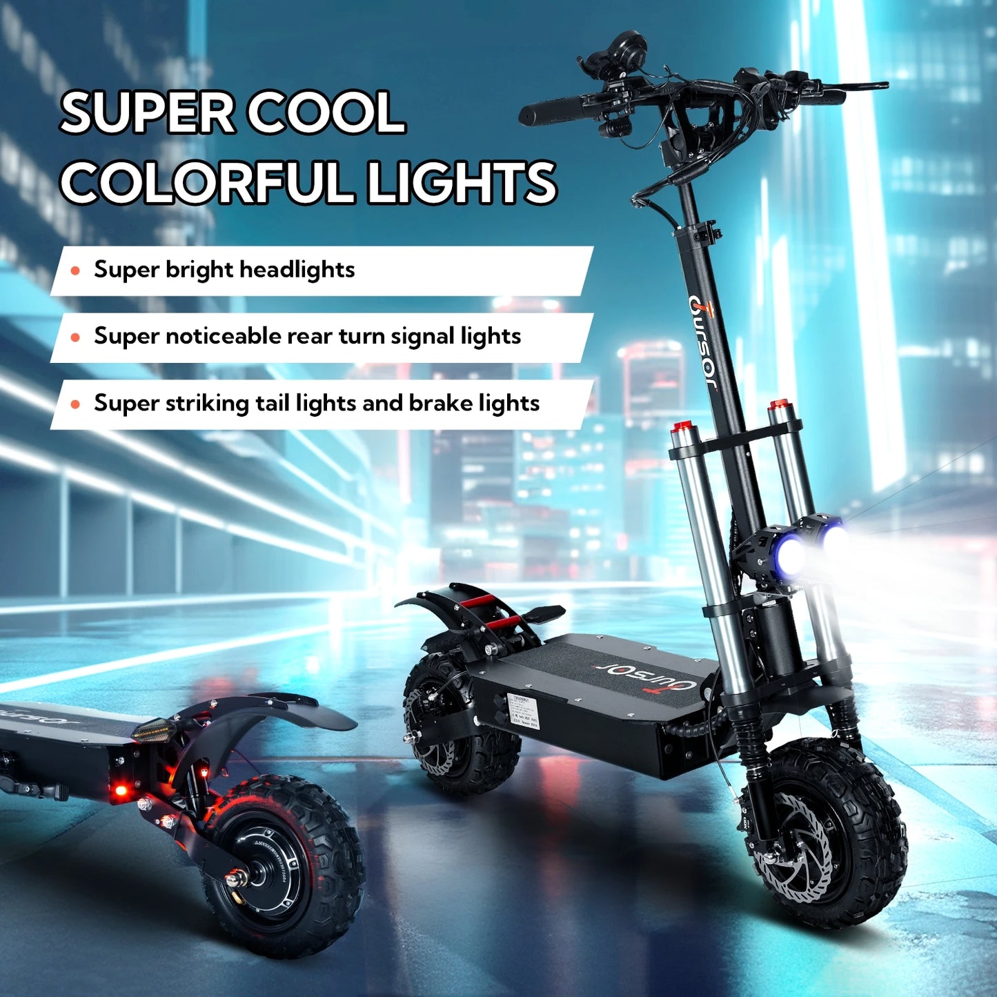 TOURSOR E5B Electric Scooter Dual Motor 60V 3000W Offroad