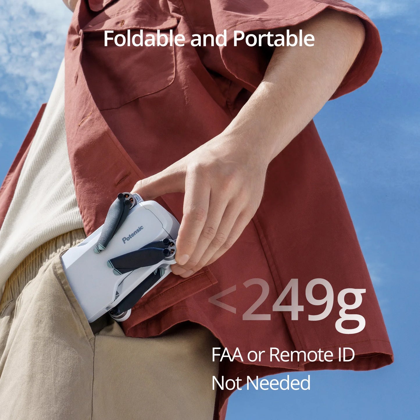 Potensic C0 4K GPS Drone Three Axis Gimbal