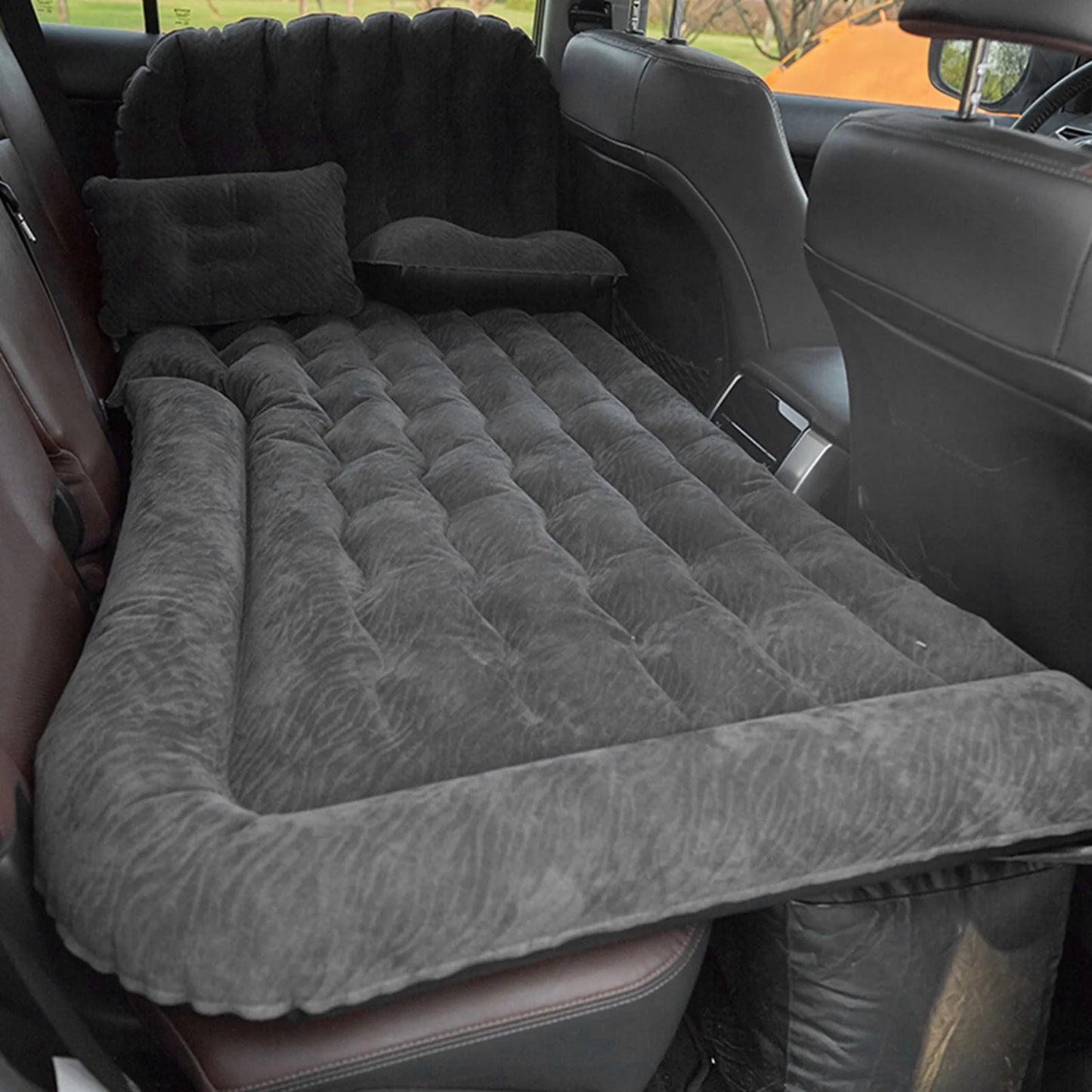 DECDEAL 2In1 Inflatable Car Mattress for SUV Travel Comfort