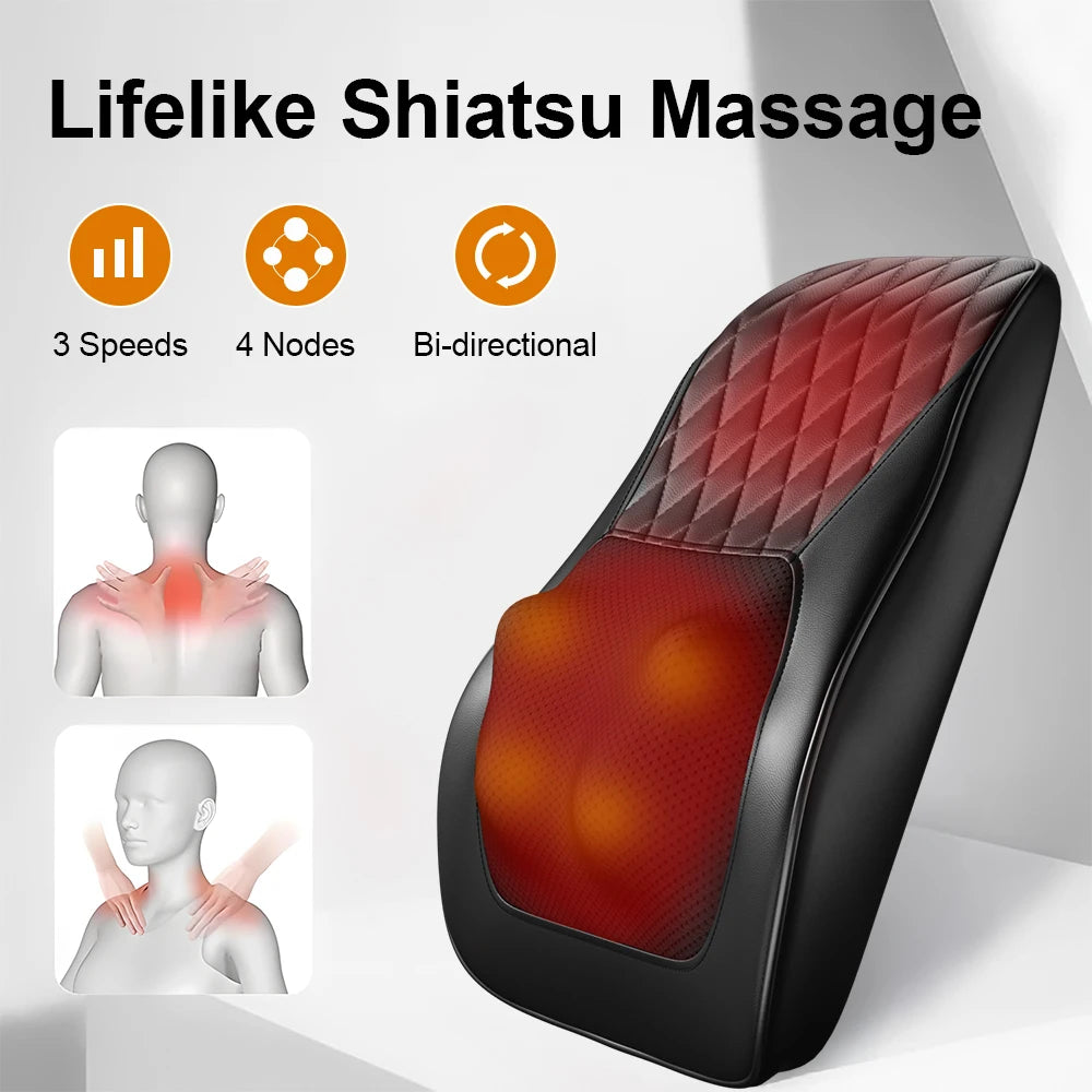 Neck Massager With Three Speeds Vibration And Heating