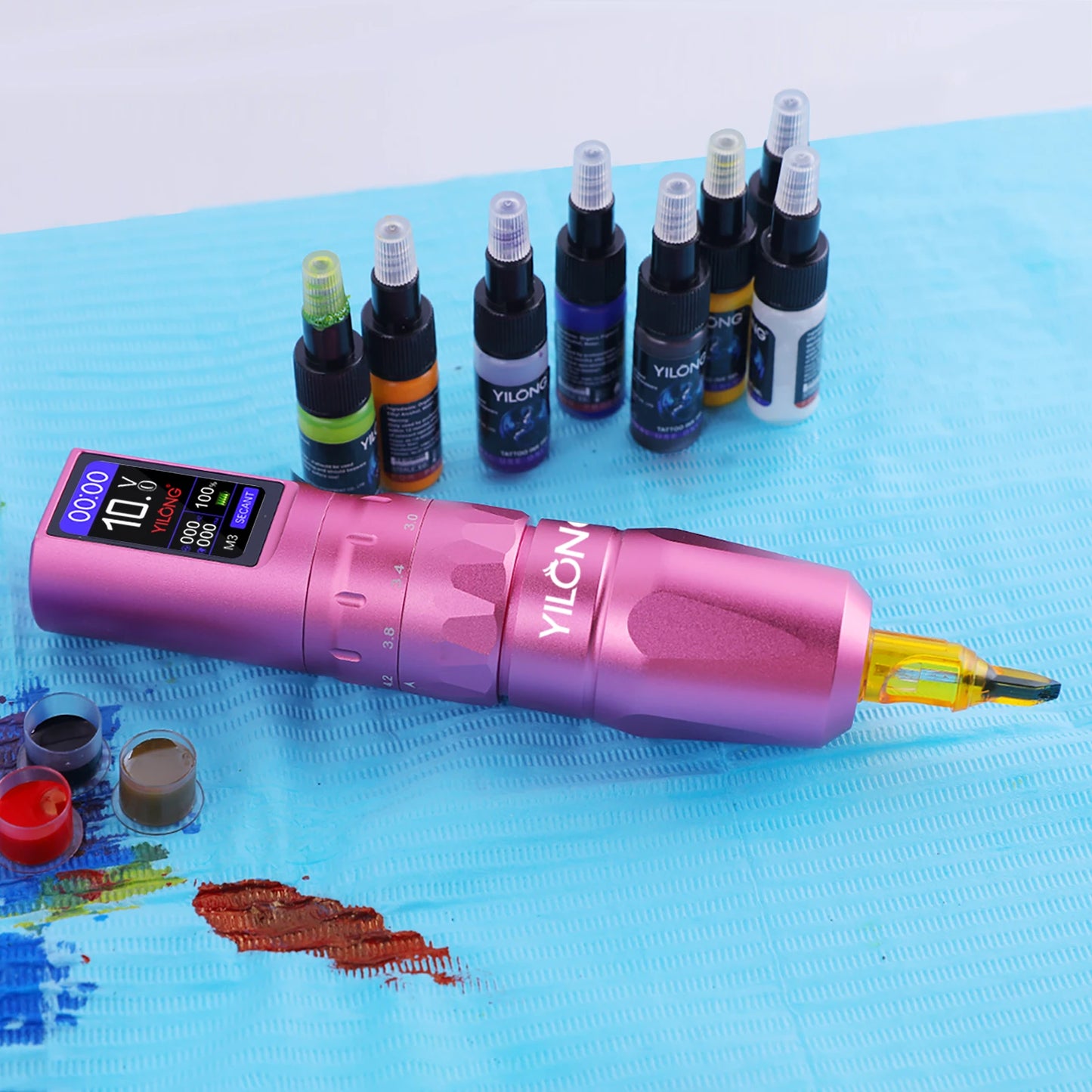 Hign-concerned Wireless Tattoo Kit Professional Machine With Ink