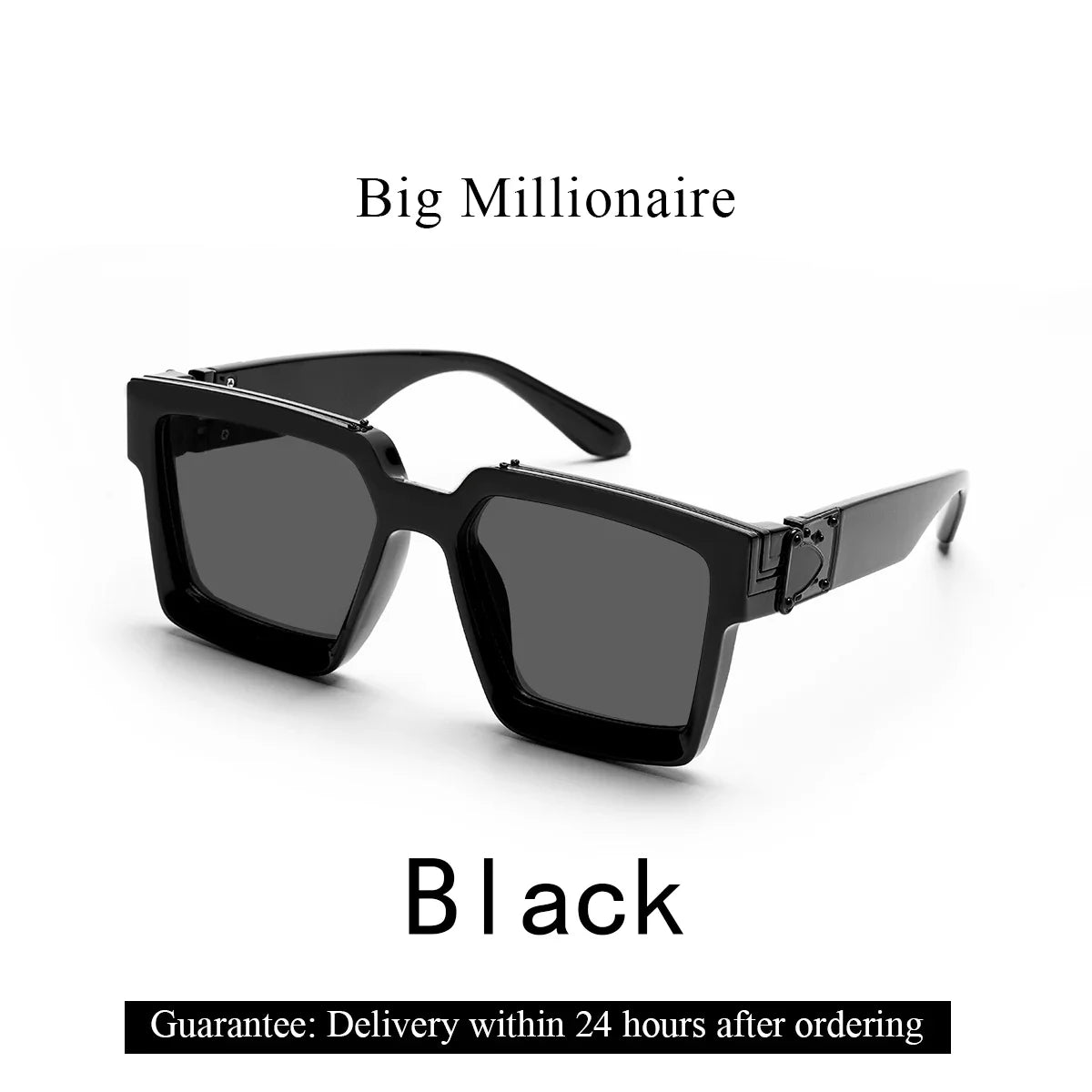 Ruiao Luxury Retro Sunglasses Square Frames