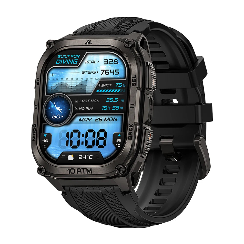 KOSPET Tank M4 Smartwatch GPS 10ATM Waterproof Android iOS