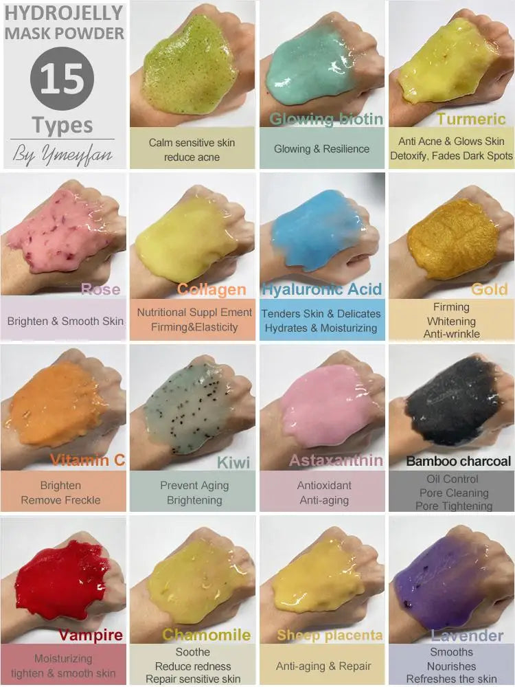 YMEYFAN Jelly Face Mask Powder For Facials Esthetician Supplies