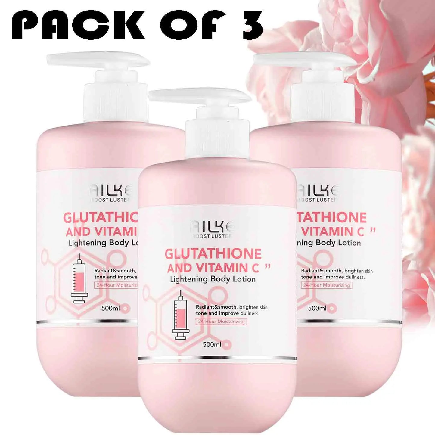 AILKE Whitening Facial Care Set With Vitamin C Glutathione