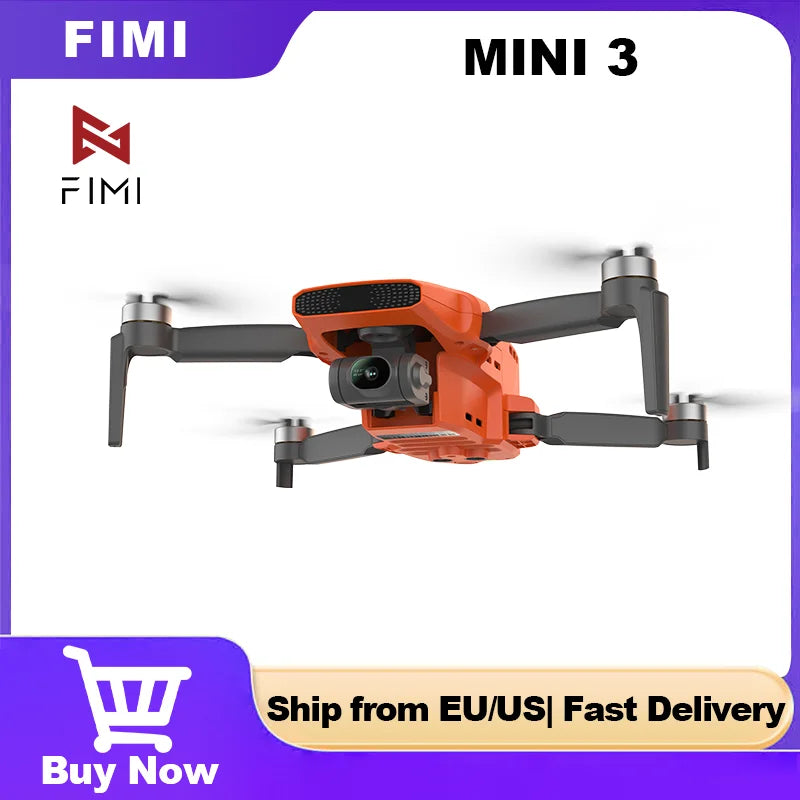 FIMI Mini 3 Drone 4K Night Video 9km 3-Axis Gimbal