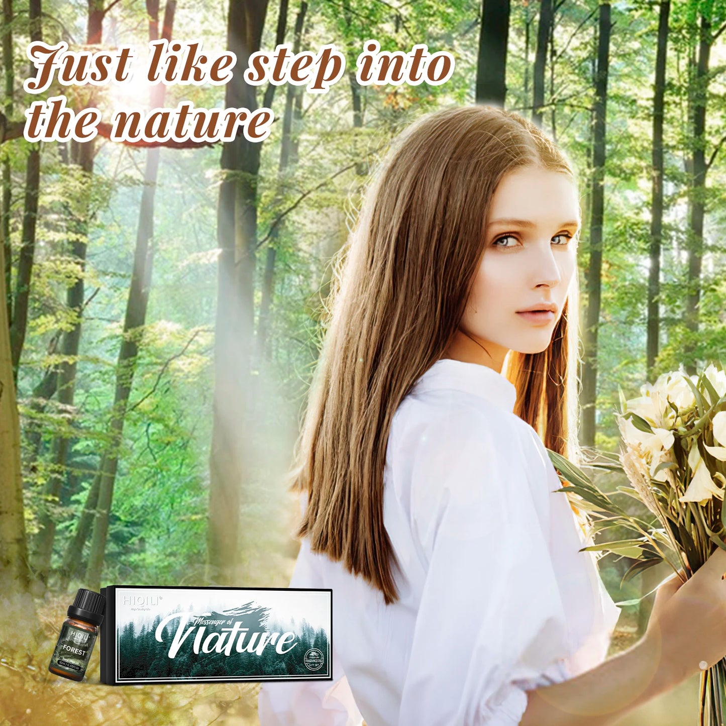 HIQILI Fragrance Oil Set 6 Piece Perfume Oils For Diffuser