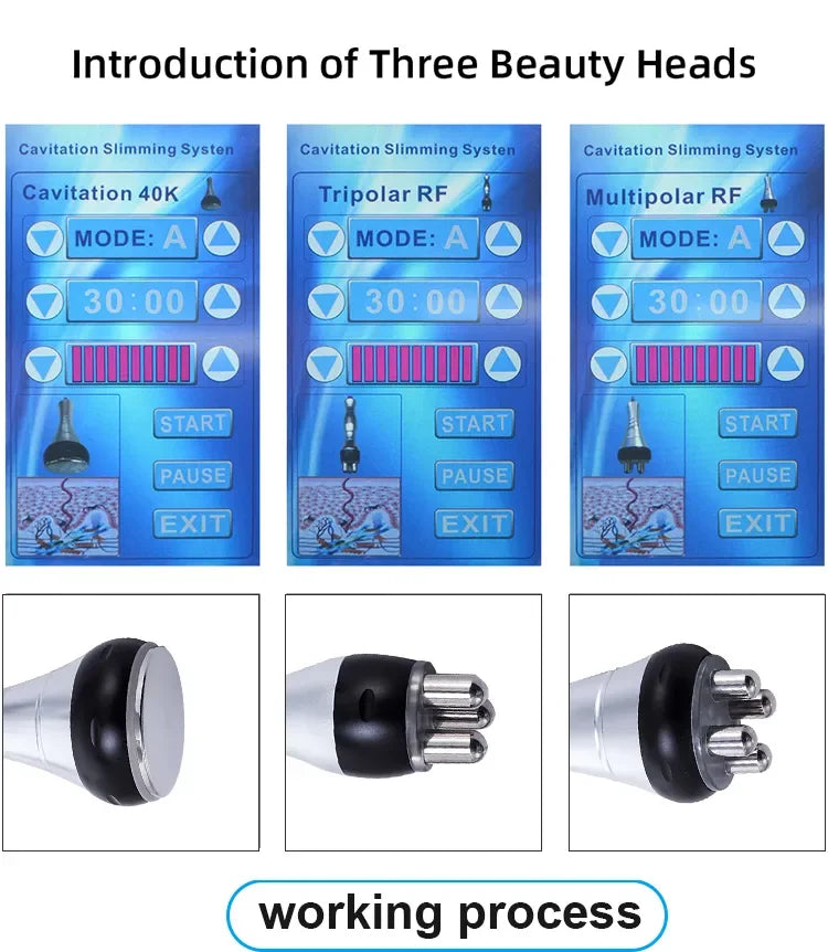 Moonic Beauty 3 in 1 Cavitation Massager Face and Body