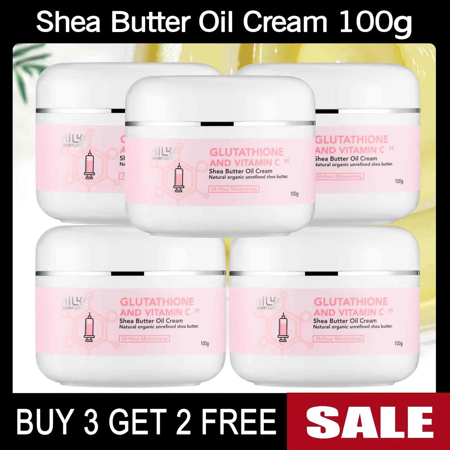 AILKE Brightening Facial Lotion Vitamin C Glutathione