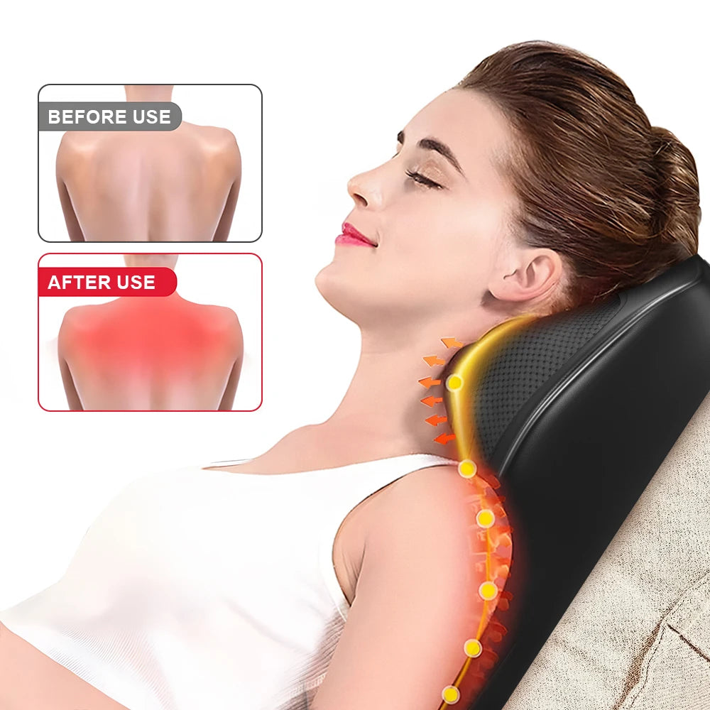 Neck Massager With Three Speeds Vibration And Heating