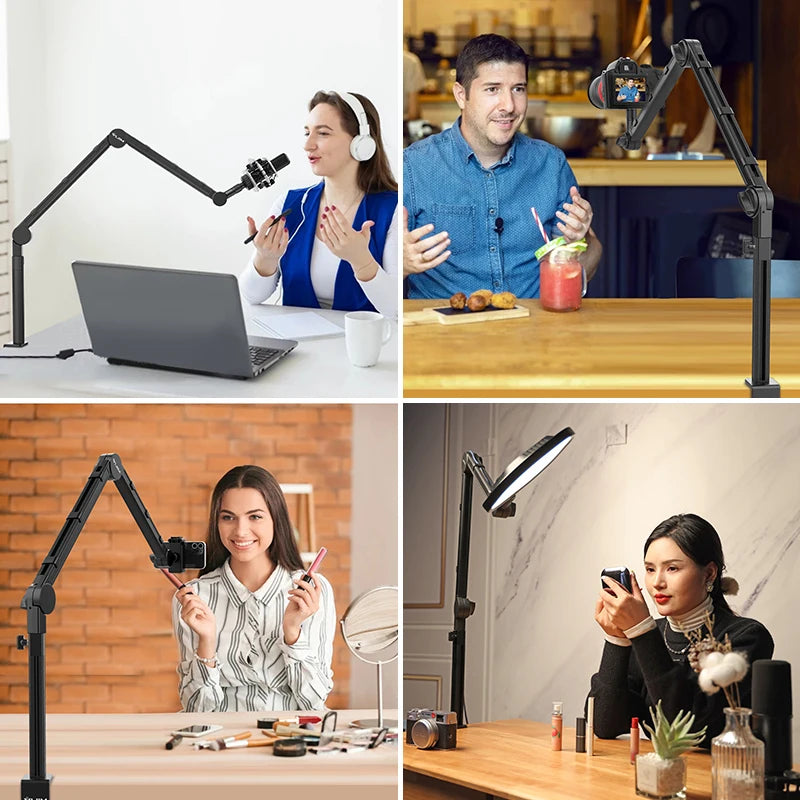 Ulanzi LS24 Microphone Boom Arm Stand For DSLR And Smartphone